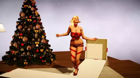 Sexy Elf Christmas Dance