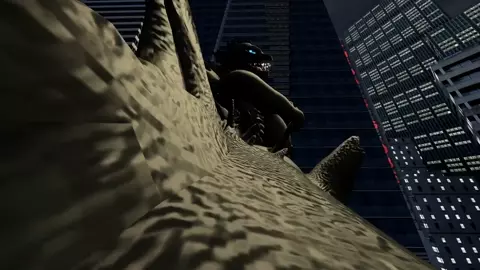 Godzilla x Ghidorah Animation commission work