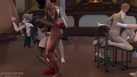 [Kou + Hara + Mu] Group Squirting Trial Hell miHoYo Universe Judgment Edition [Medium]