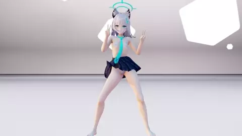 [Blue Archive Shiroko]Crab Crotch Ghost Dance