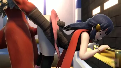 The Pokegirls satisfy the blaziken after the battle [Full sound] [no hat]