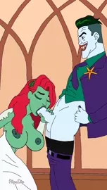 Poison Ivy gives Joker a blowjob