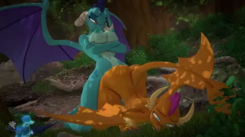 Dominator And Submisive Dragon [Hoovesart]