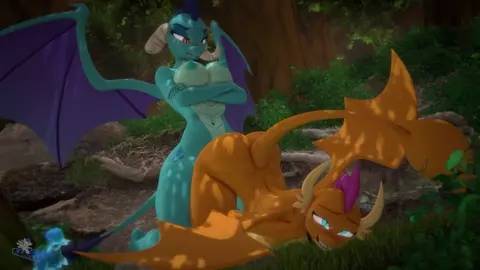 Dominator And Submisive Dragon [Hoovesart]