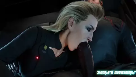 Meredith tests a new security officer, part 1.[Baron Von Meowsberg]