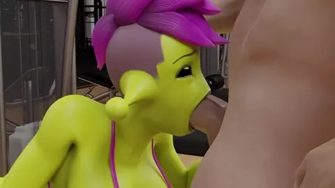 Ayla's deepthroat workout