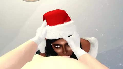 Cheating ebony wife wants Santa's fat dick ft.Nyna Stax