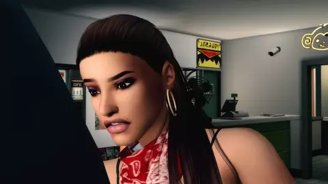 Gta 6 xxx parody Lucia caught by officer Chunk