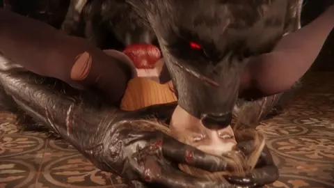 Ashley x Werewolf [Rekin3D]