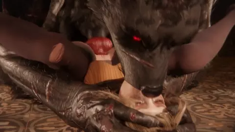 Ashley x Werewolf [Rekin3D]