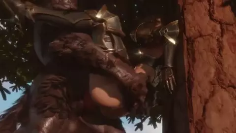 Elf x Werewolf [Rekin3D]