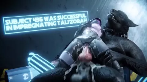 Tali x Werewolf Impregnation [Rekin3D]