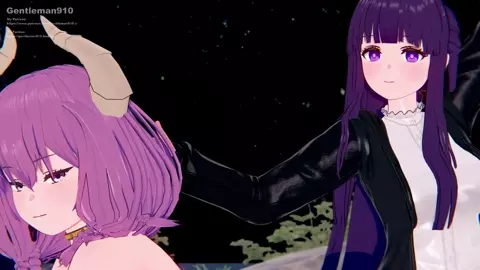 [KKS/MMD] [Tiger's Eye] Fern Freelen Aura of the Guillotine [Funeral Freelen]