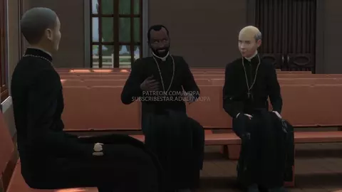 Innocent nun spied priest and then went to suck his dick with great desire