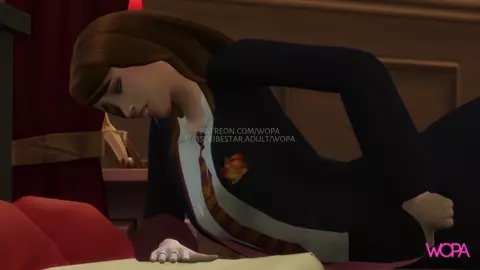 Hermione Granger in Gangbang with 5 men triple interracial penetration