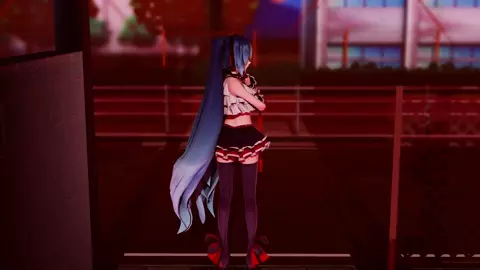 Miku Dared to Strip in Public - Apple Pie