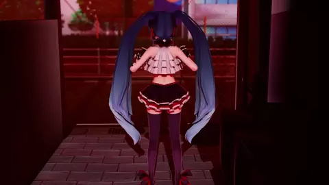 Miku Dared to Strip in Public - Apple Pie