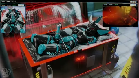 [4k] Meryl Trapped In A Box (Evilbanana)