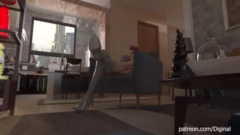 Jada Having big balls in her sexy Ass