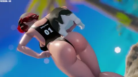 RWBY Ruby Dancing (Deep Town Blue)