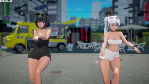 RWBY Blake and Weiss Dancing (Checkmate)