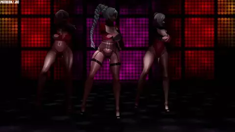 RWBY Schnee Trio Dancing (Roll n' Rock)