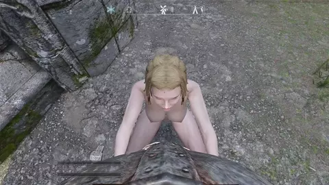 Random Miner Ask The Dragonborn To Slap Her Cheek