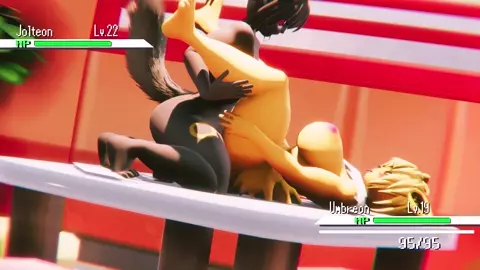 Pokemon Jolteon fucks Umbreon (4K 60FPS)