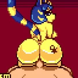 Ankha buttjob
