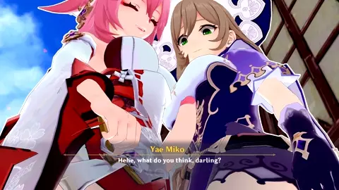 Yae Miko x Lisa Commission