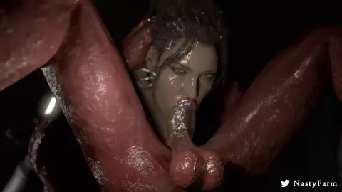 Panam Polishes Her Demon Master's Meat Sword