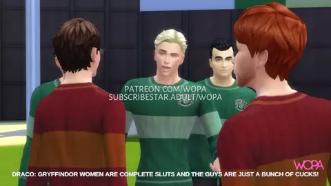 After losing a bet, Ginny and Hermione spend a night in the Slytherin dorm