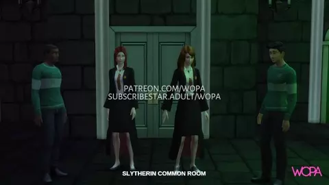 After losing a bet, Ginny and Hermione spend a night in the Slytherin dorm