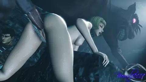 Farnese gets anally raped by a horse