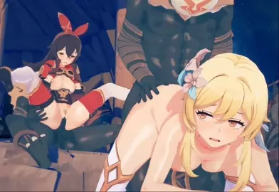 Amber and Lumine [shionomisaki]