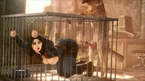 Elizabeth with dog 1080P 60 FPS ( Noname55 )