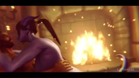 Draenei futa on male