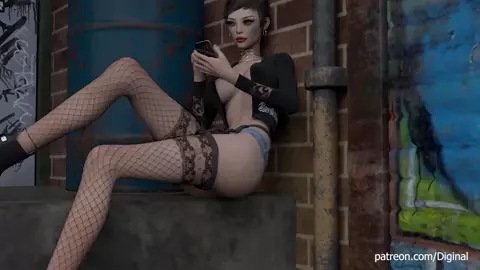 squirting on big bottle