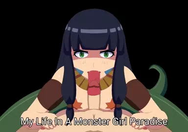 Getting Caught In A Lamia Girl Tongue Job