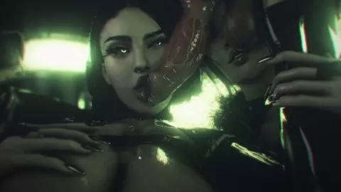 Tasting your sister on a dog's dick