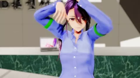 OL Himekawa strips in public to the rhythm of Lilac