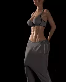 Gina (futa 3d) - Erection exercise [Serge3dx]