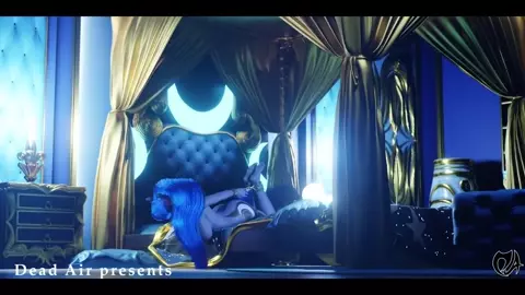 Luna Struggling on the Bed [DeadAir3d]