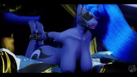 Luna Struggling on the Bed [DeadAir3d]