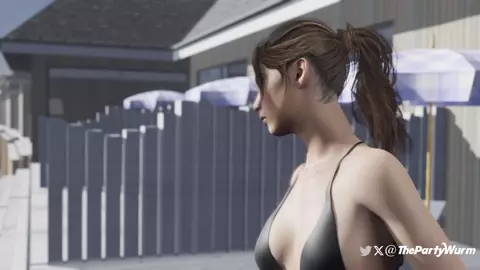 RE2: Claire watches Ada give blowjob