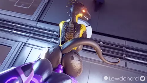 Lizard Fucked by Futa Robot [Lewdchord]