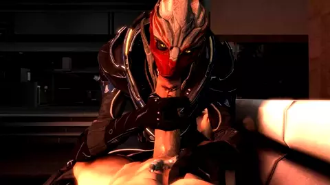 Shepherd gets a Blowjobfrom a Turian (Scrungusbungus) [Mass Effect]