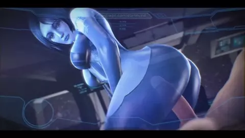 Cortana Riding! (Best animated video of Cortana!)