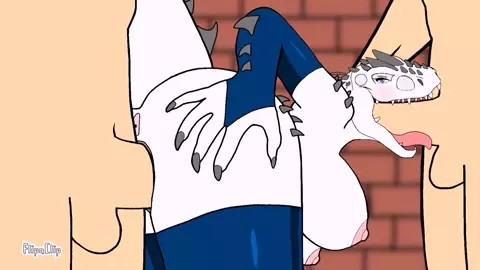 Indominus Rex serves two guys(White)