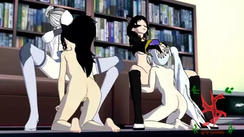 Winter x Blake & Kail x Weiss BJ [SFMSlayer] (MagicalMysticVA Voice)